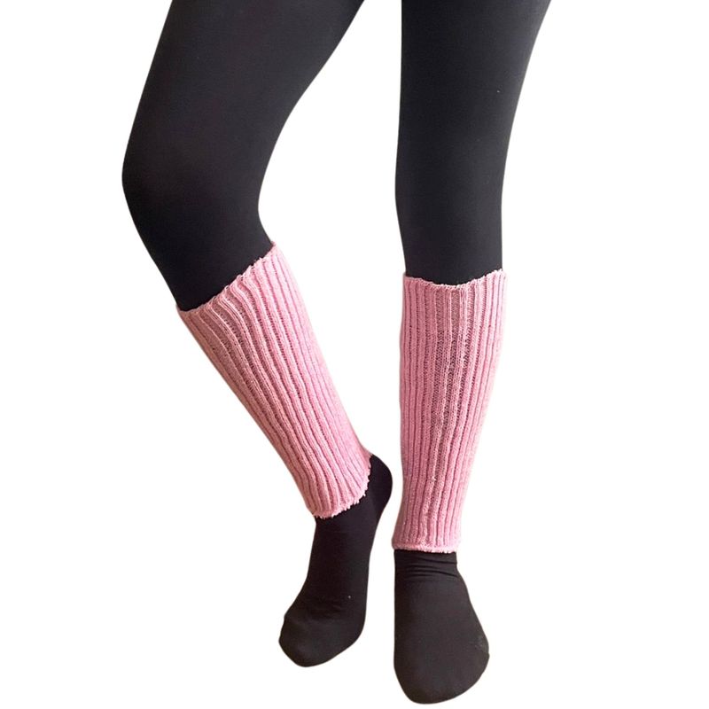 NACIONAL - Escarpines Calentadores Cortos Danza Ballet - Par - Rosa J