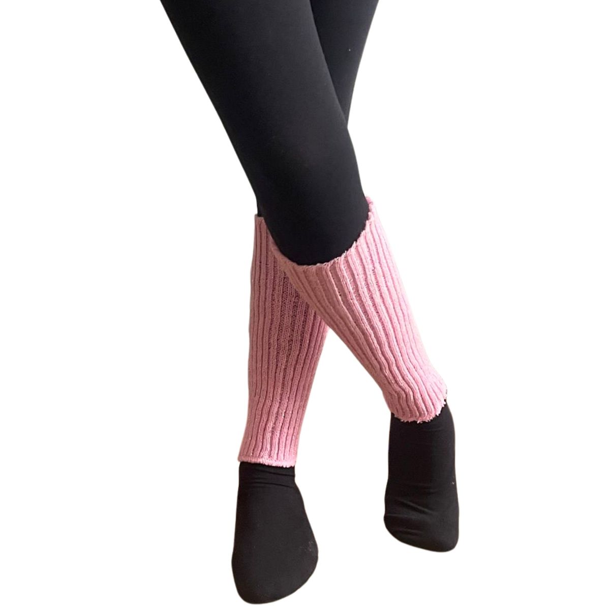 NACIONAL - Escarpines Calentadores Cortos Danza Ballet - Par - Rosa J