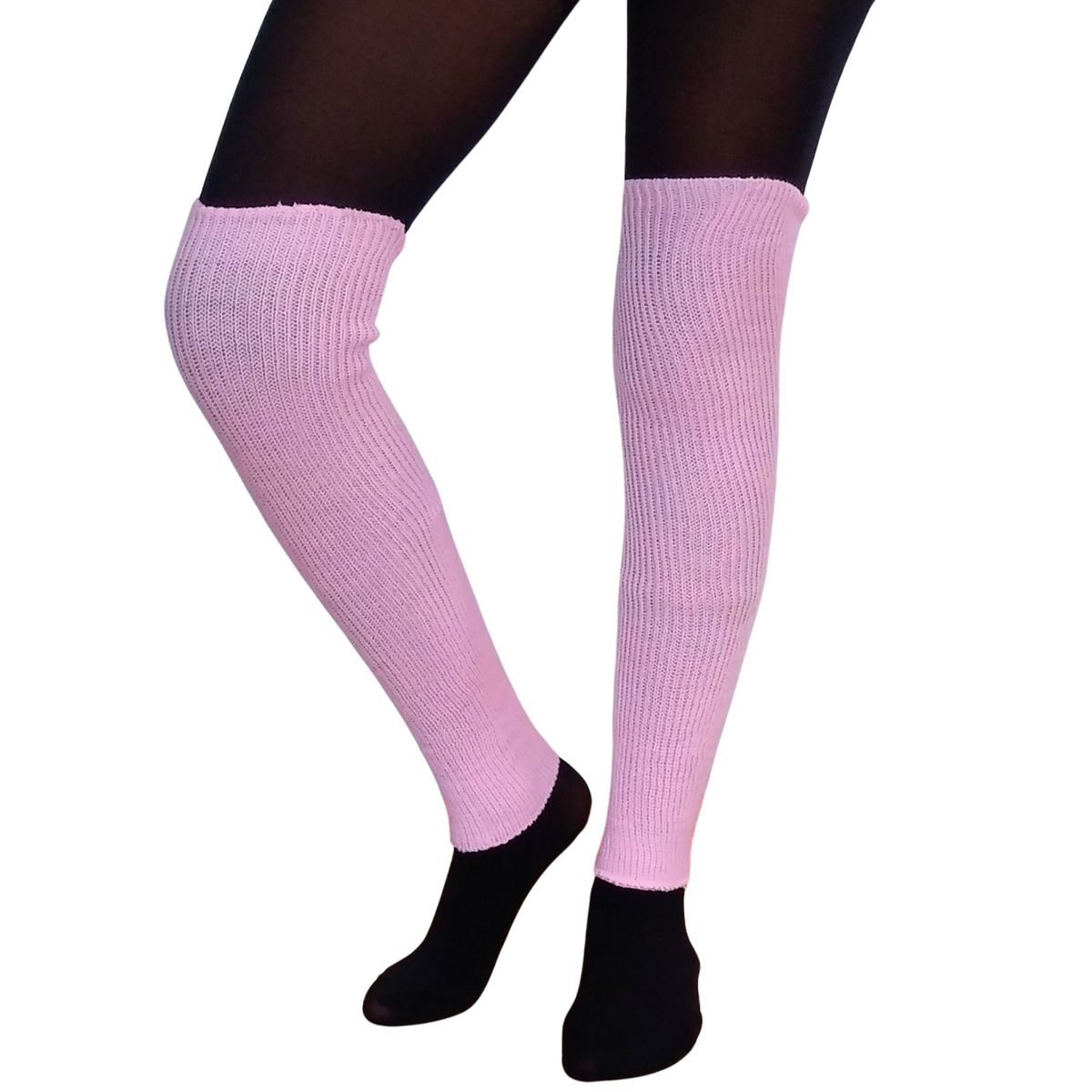 NACIONAL - Escarpines Calentadores Largos Danza Ballet - Par - Rosa