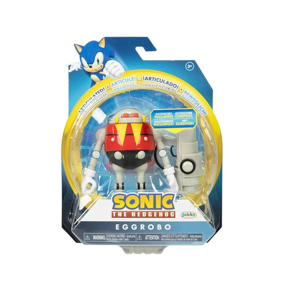 SONIC - Sonic the Hedgehog Super Eggrobo articulado 4 pulgadas