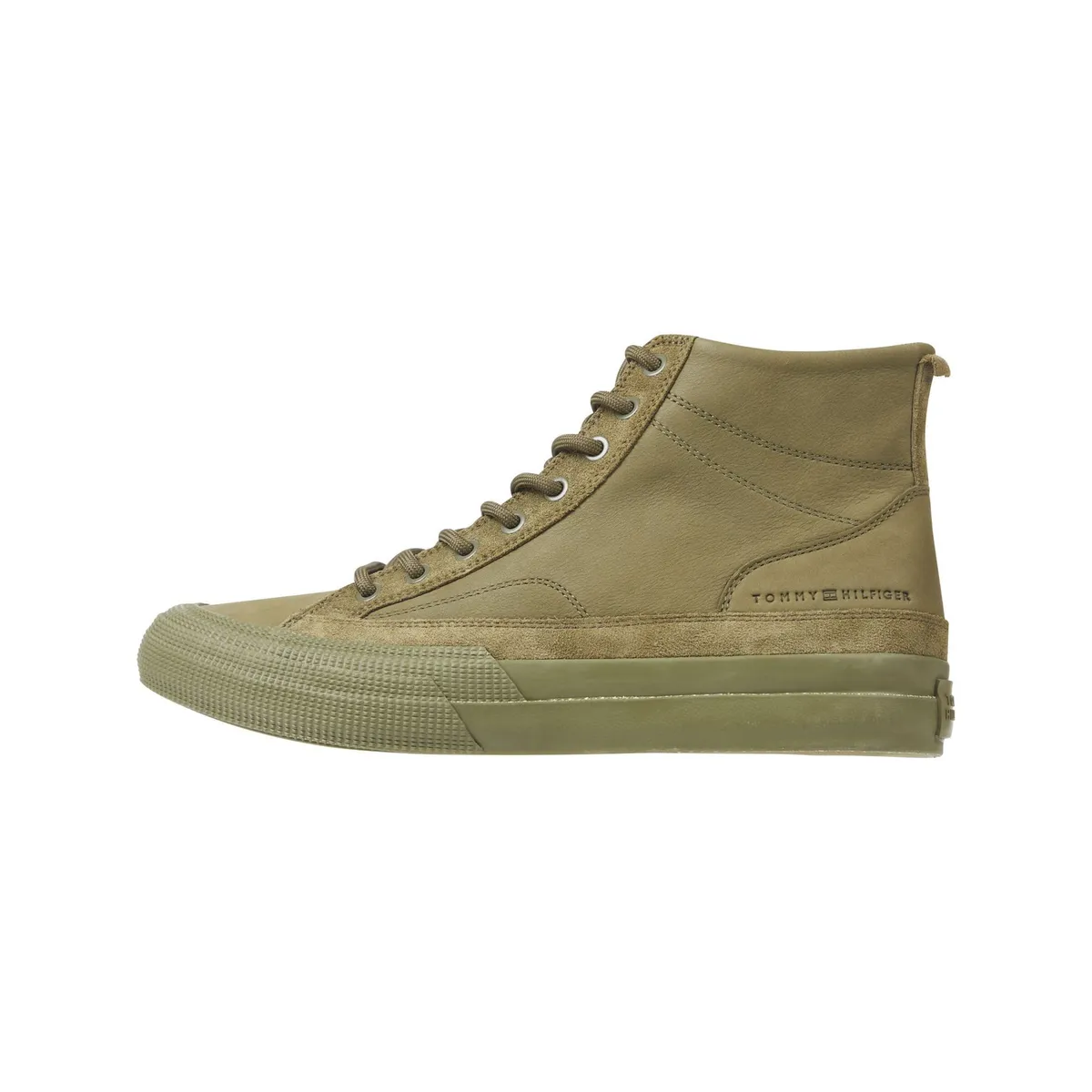 TOMMY HILFIGER - ZAPATILLAS TH HI VULC NUBUCK PREMIUM