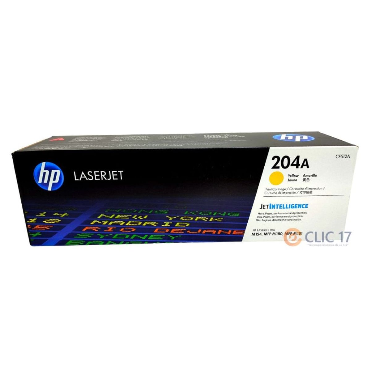 HP - Cartucho de TonerHP 204A Amarillo CF512A Laserjet  Original