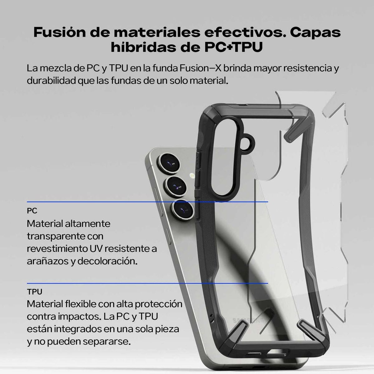 RINGKE - Case Galaxy S25 Plus Ringke Galaxy S25 Plus Protección Militar Negro