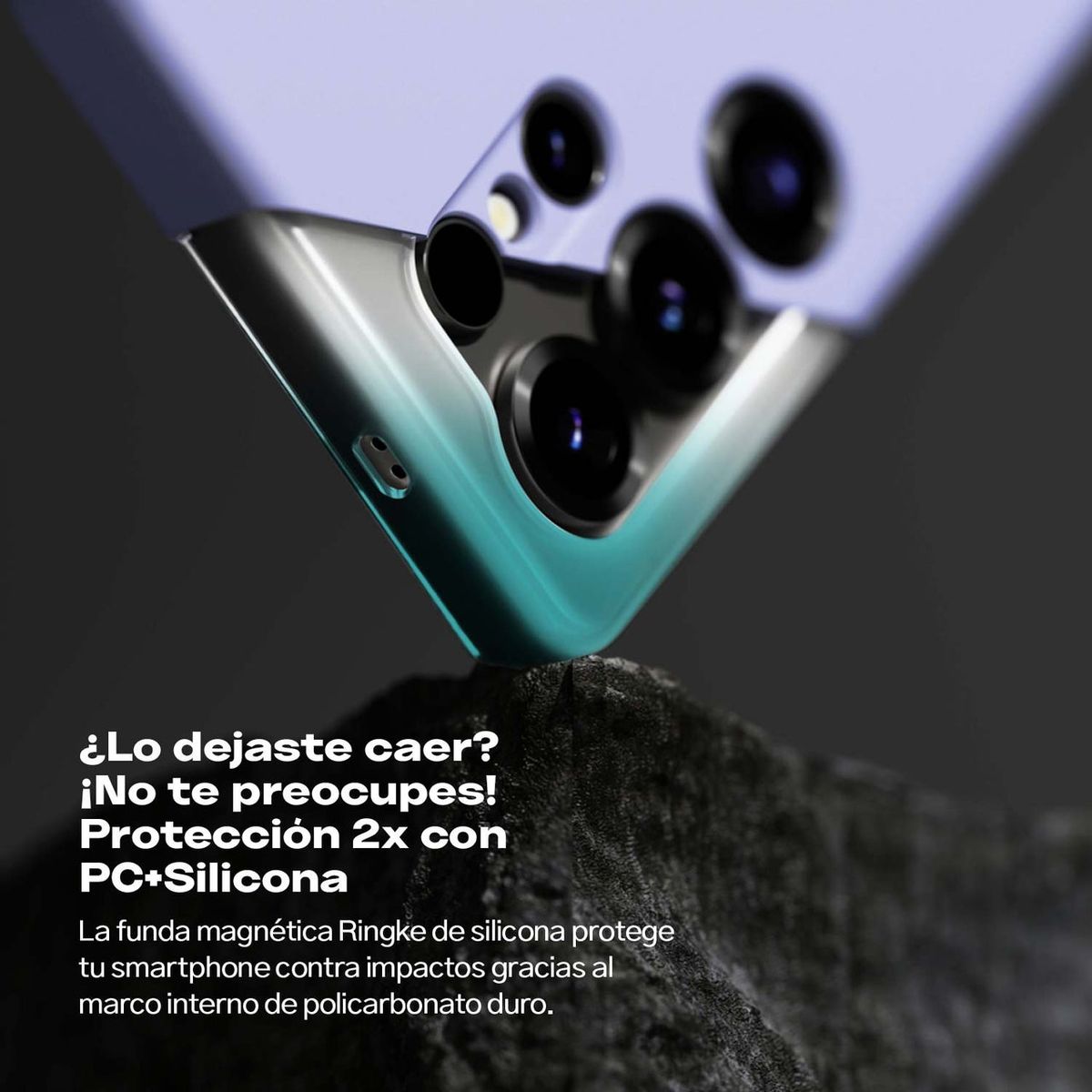 RINGKE - Case Galaxy S25 Ultra Ringke Lavanda Suave Silicona Resistente Magsafe