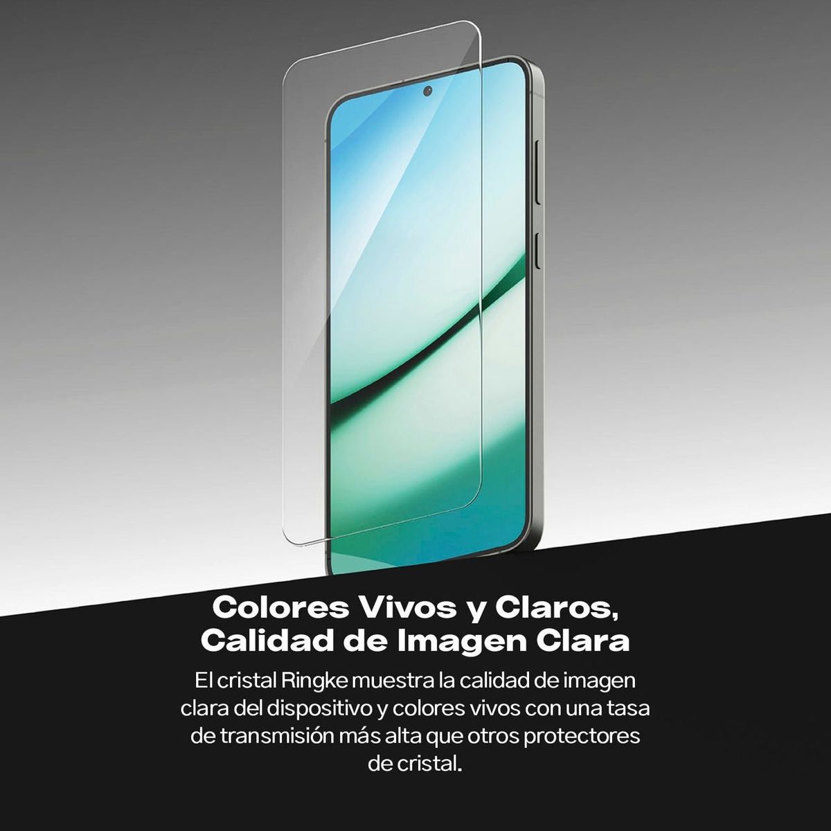 RINGKE - Protector Pantalla Vidrio Galaxy S25 S24 Ringke Resistencia 9H 2 UND