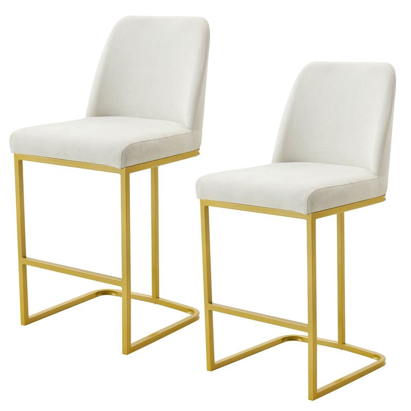 NOVAHUS - Set x 2 Bancos de Bar Soho Beige
