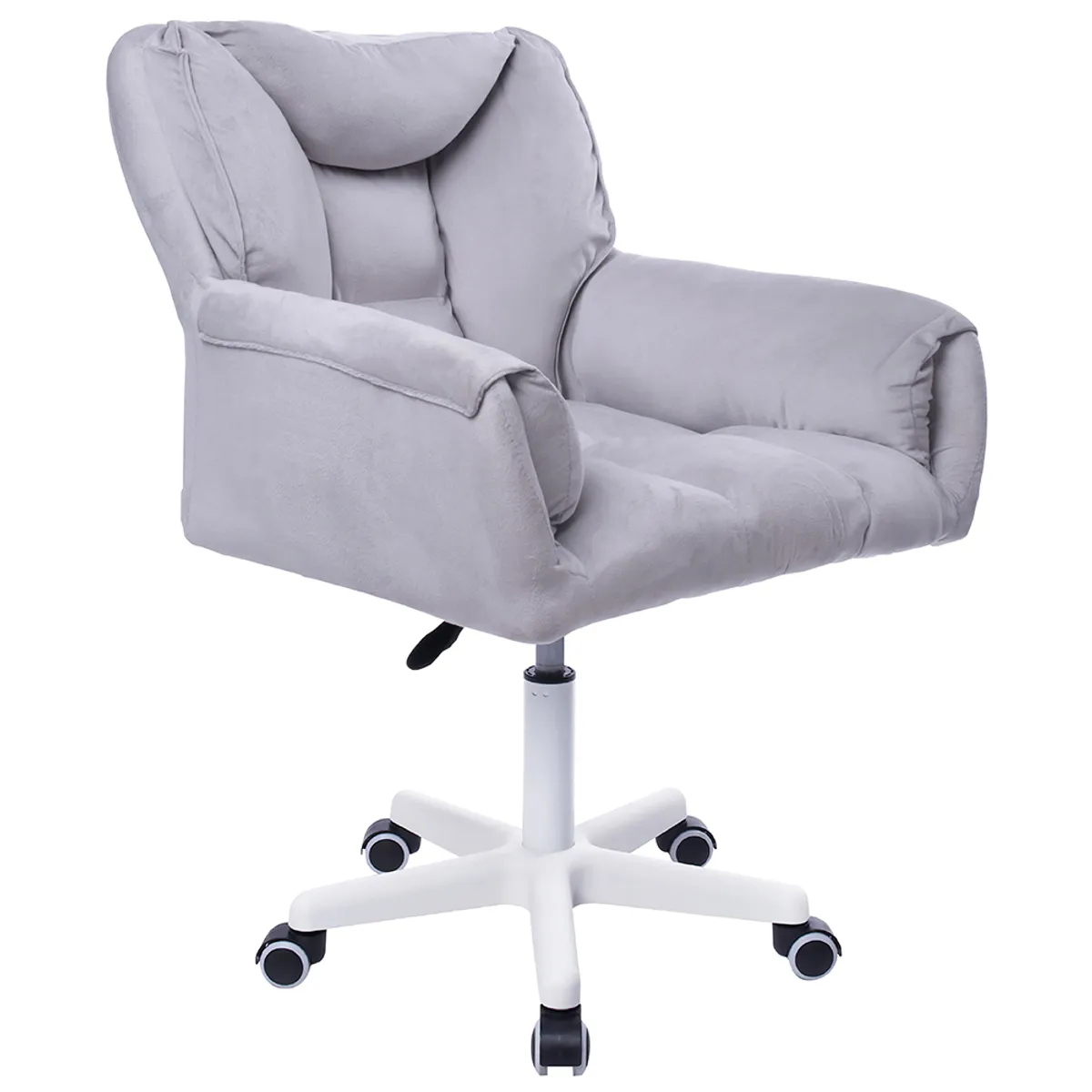 BUCKINGHAM - Silla Giratoria de Escritorio Oficina Buckingham Vanity Gris