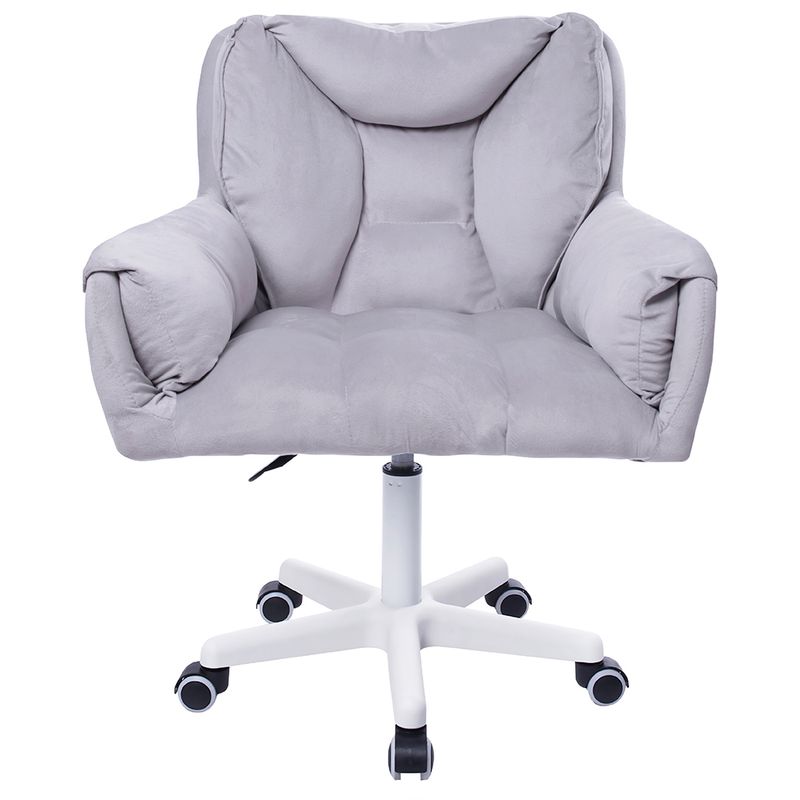 BUCKINGHAM - Silla Giratoria de Escritorio Oficina Buckingham Vanity Gris