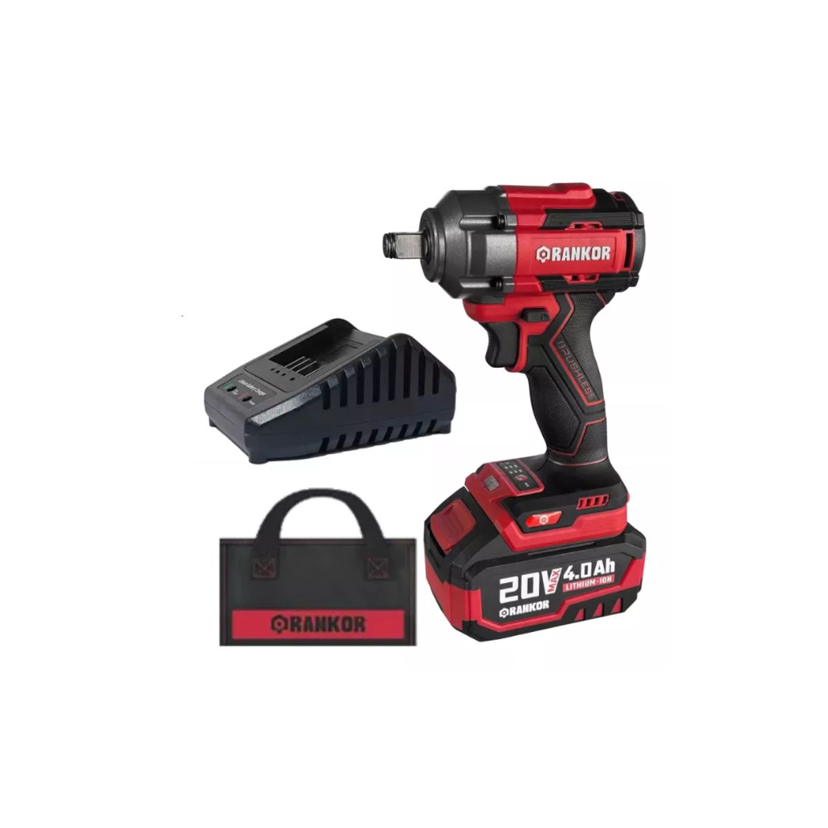 RANKOR - Llave De Impacto 20v 500nm Brushless Rankor Rliw20002
