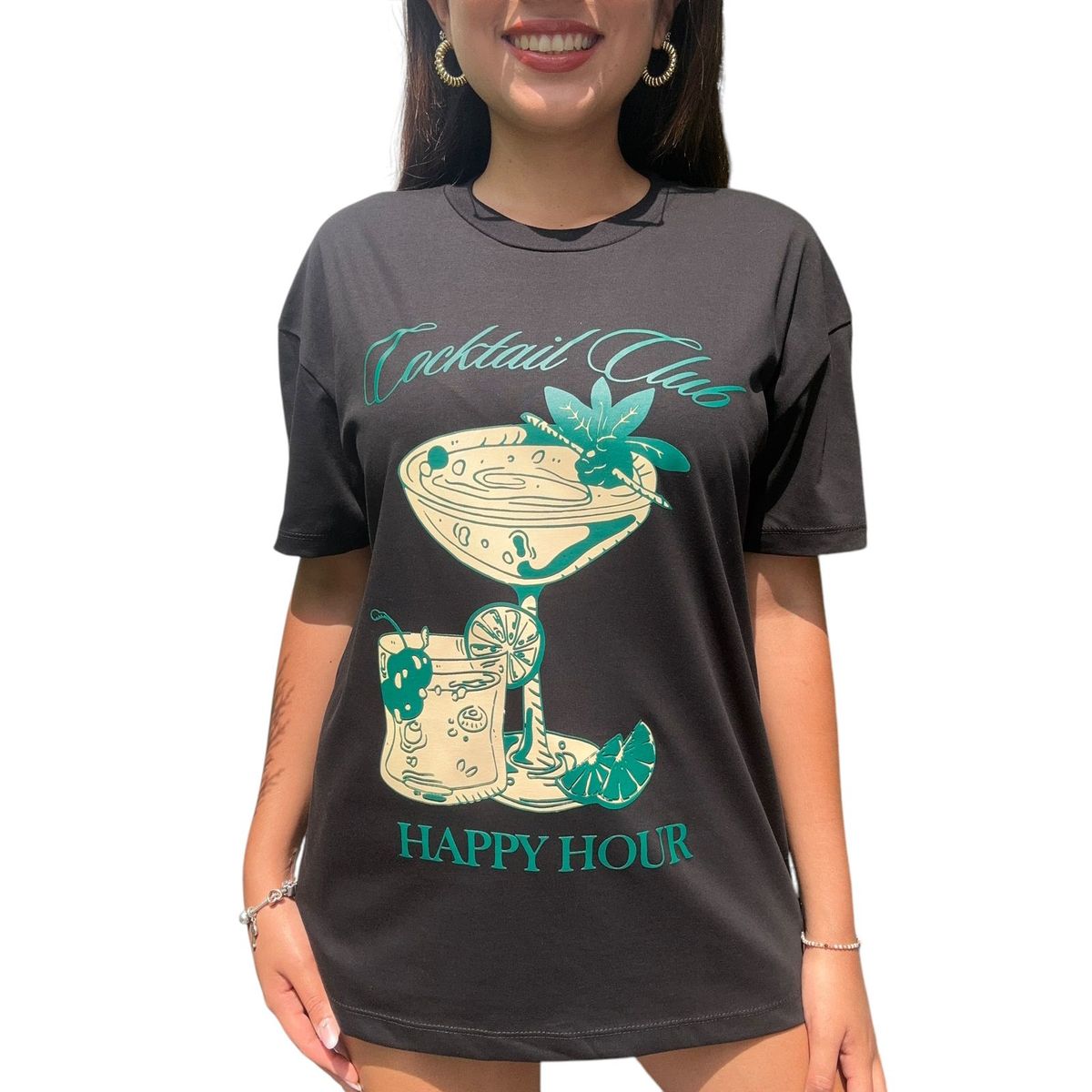 ENGELL - Polo Oversize Cocktail Negro