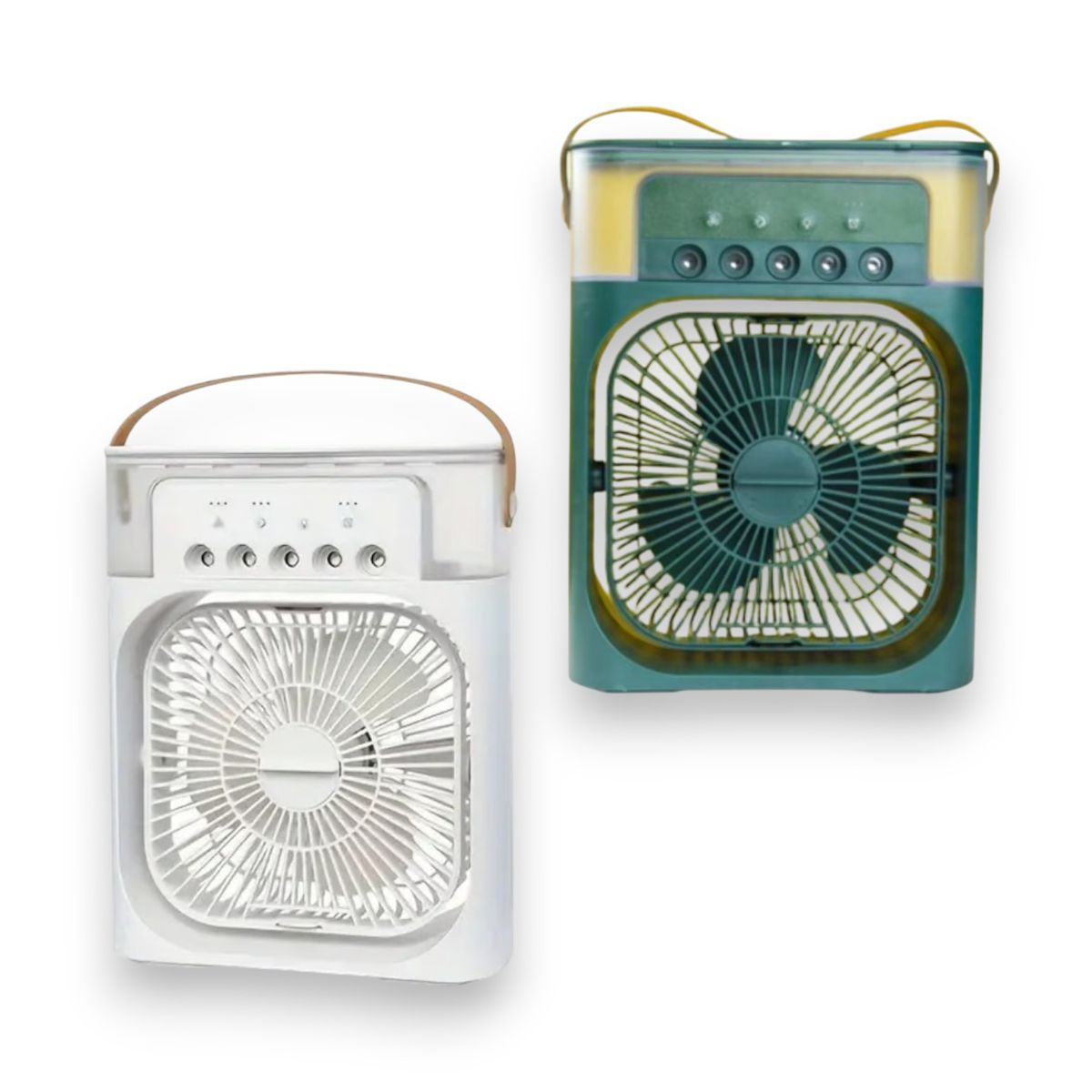 GENERICO - Ventilador Portátil Humidificador con luz Led