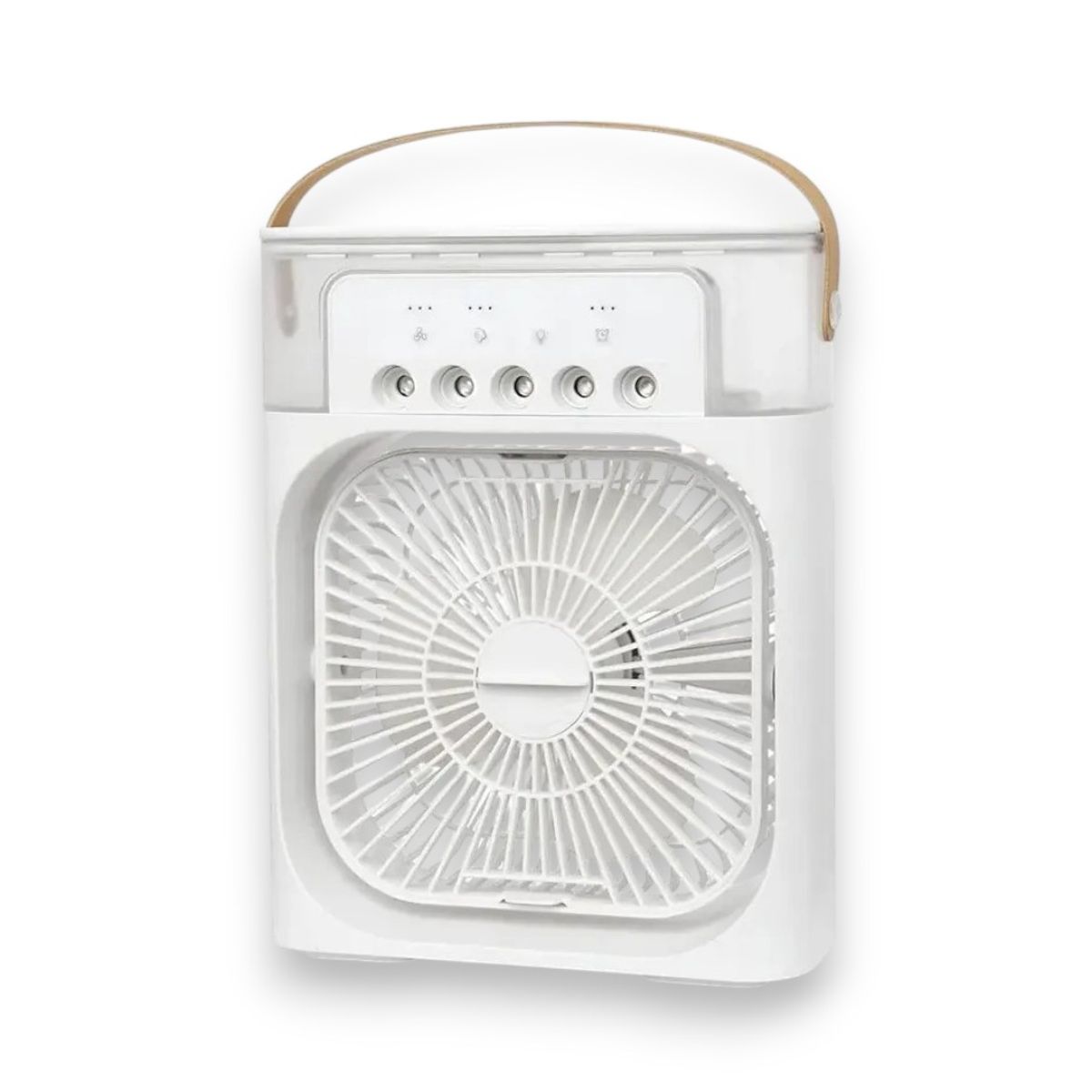 GENERICO - Ventilador Portátil Humidificador con luz Led