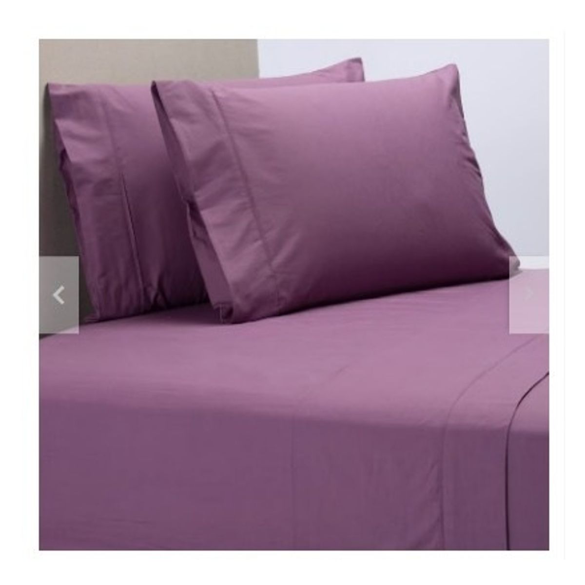 GENERICO - Sabanas De Algodón Bramante plaza y media morado