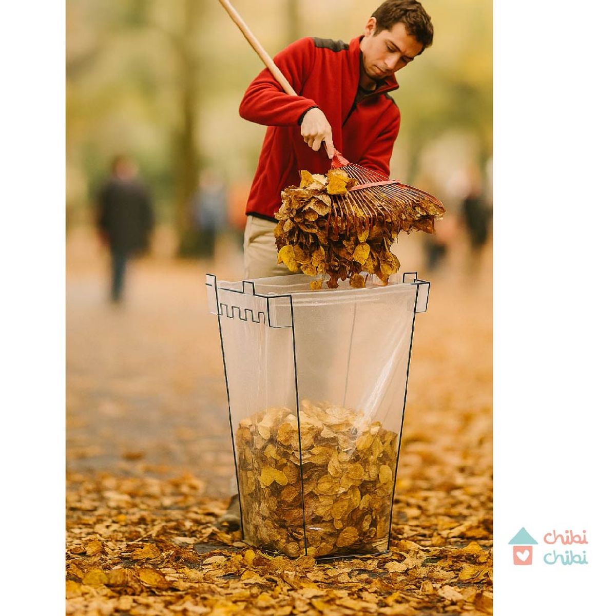 CHIBI CHIBI - Portabolsa de basura plegable