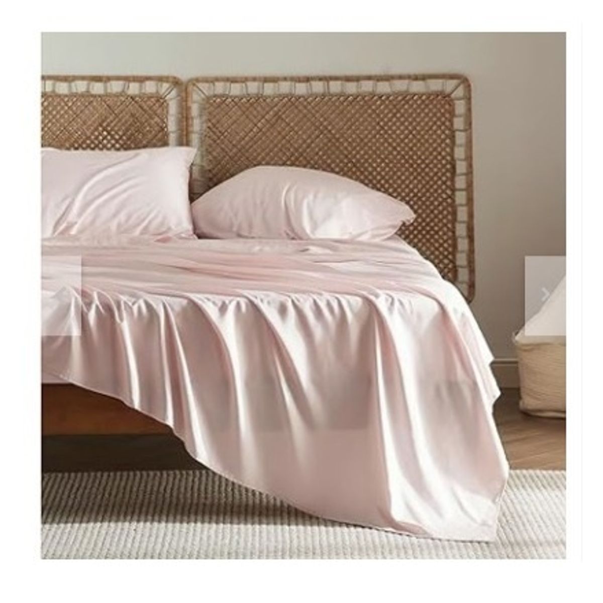 GENERICO - Sabanas De Algodón Bramante plaza y media rosado