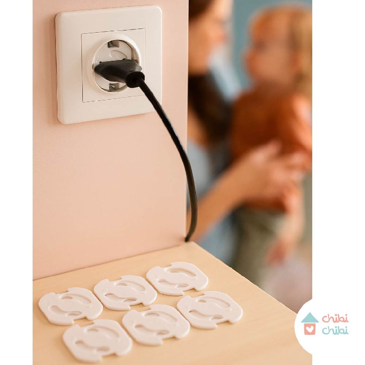 CHIBI CHIBI - Protector de enchufe adhesivo