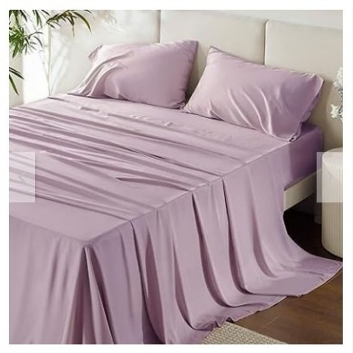 GENERICO - Sabanas De Algodón Bramante 2 plazas lila