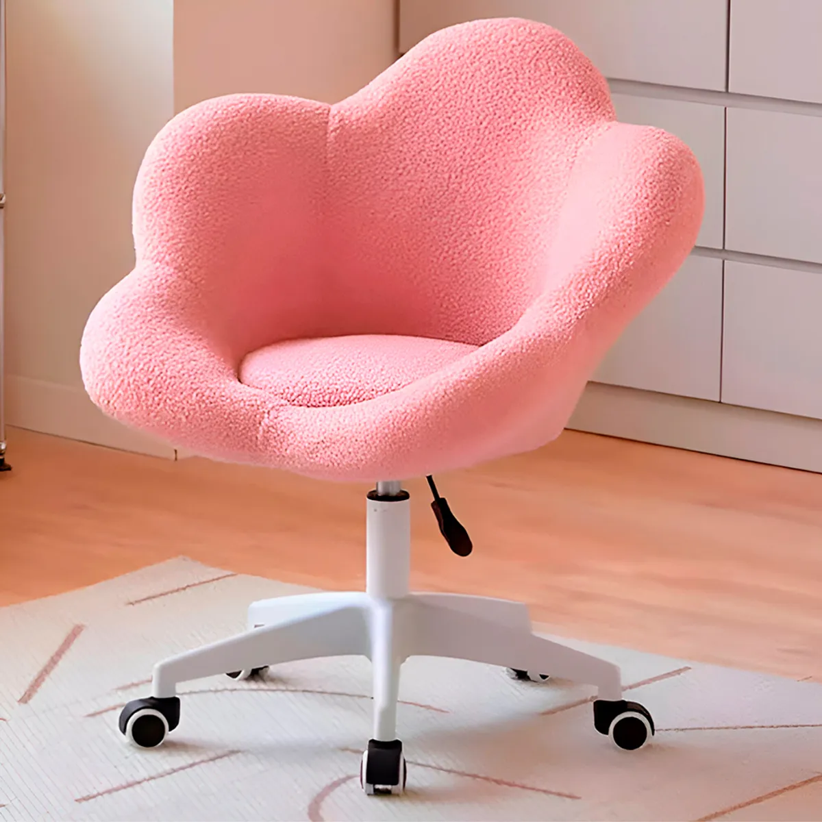 BUCKINGHAM - Silla Giratoria de Escritorio Oficina Buckingham Flower Rosada