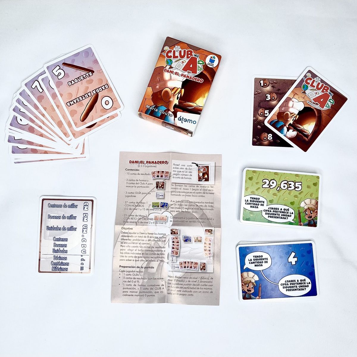 ATOMO - Juego de Mesa Dani el Panadero - Club A