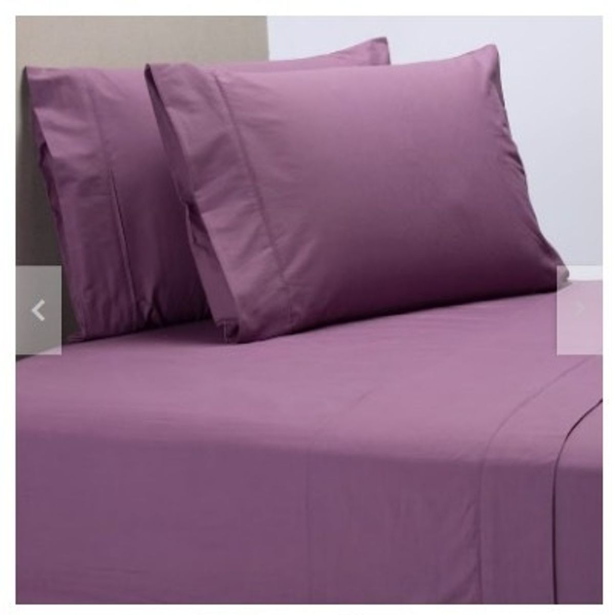 GENERICO - Sabanas De Algodón Bramante King morado