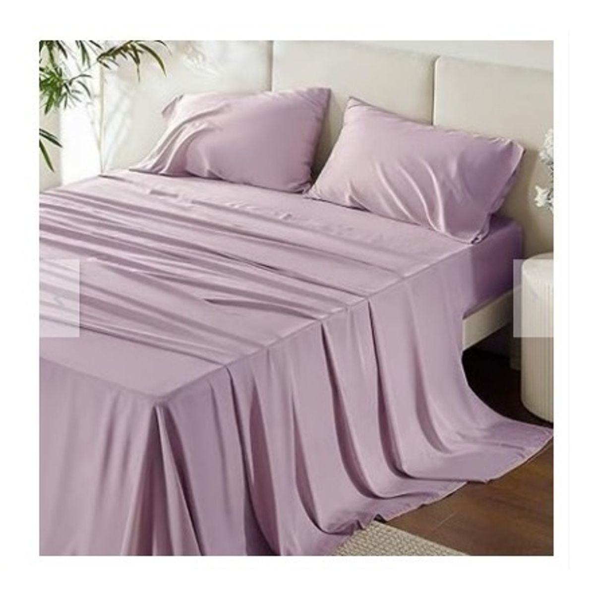 GENERICO - Sabanas De Algodón Bramante King lila