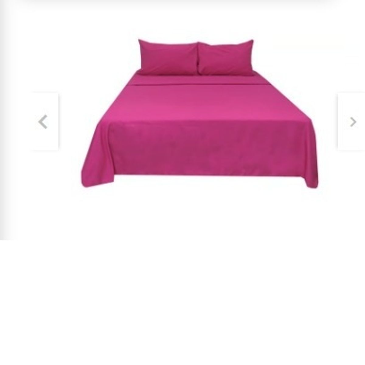 GENERICO - Sabanas De Algodón Bramante King fucsia