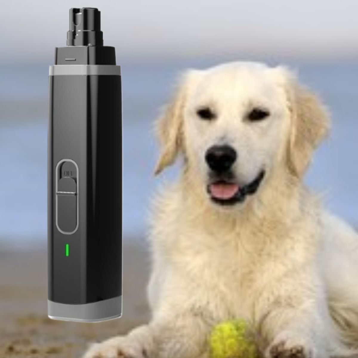 GENERICO - CORTAÚÑAS PROFESIONAL ELÉCTRICO PARA PERROS GATOS LUZ LED