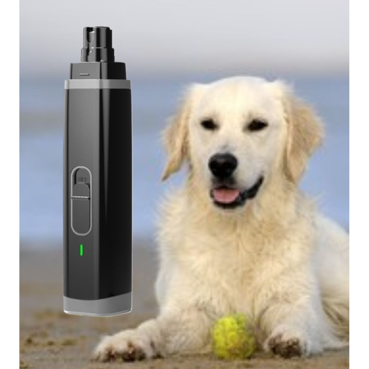 GENERICO - CORTAÚÑAS PROFESIONAL ELÉCTRICO PARA PERROS GATOS LUZ LED