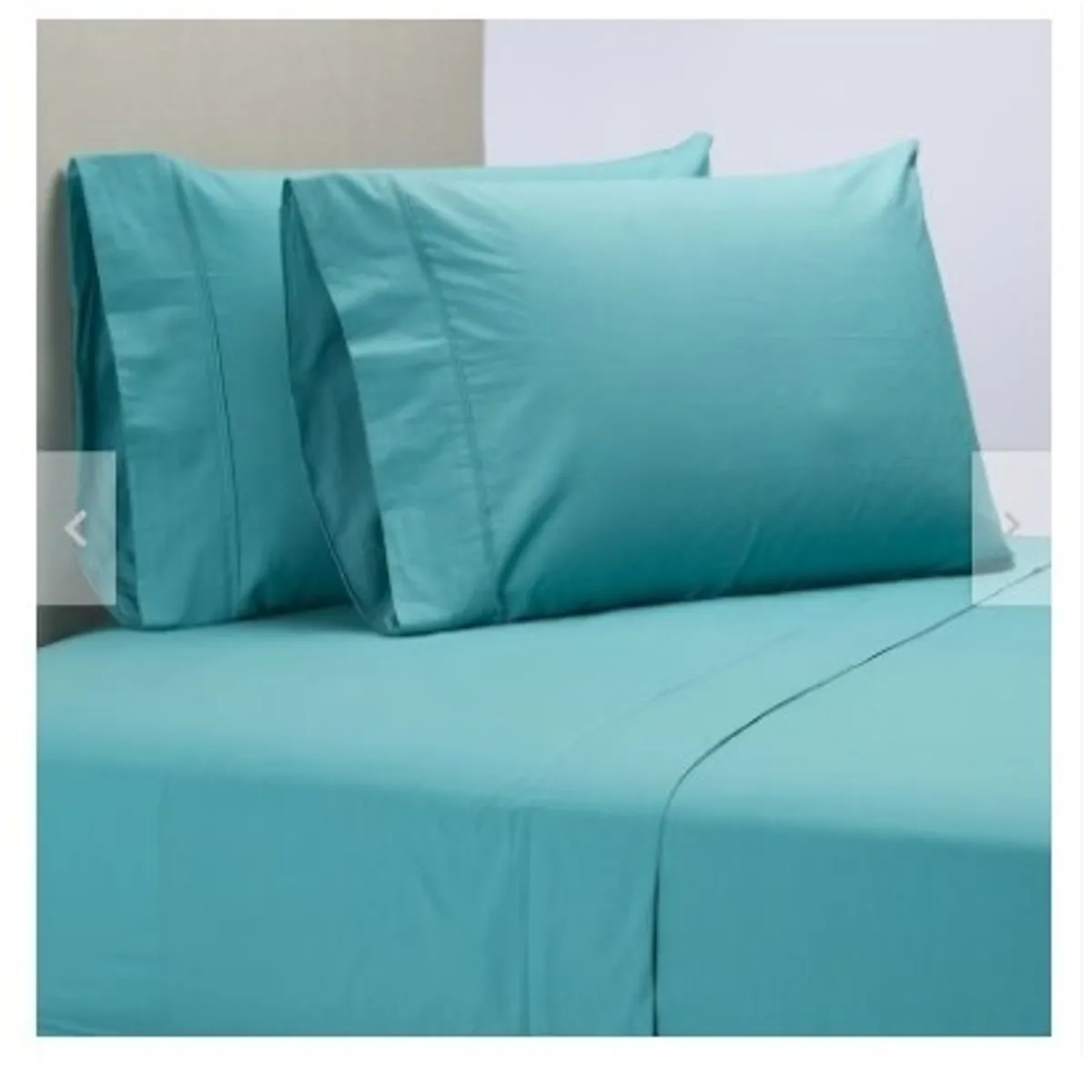GENERICO - Sabanas De Algodón Bramante King turquesa