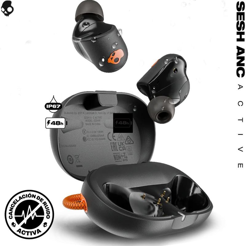SKULLCANDY - Skullcandy Sesh ANC ACTIVE Audifonos Bluetooth 5.3 True Wireless