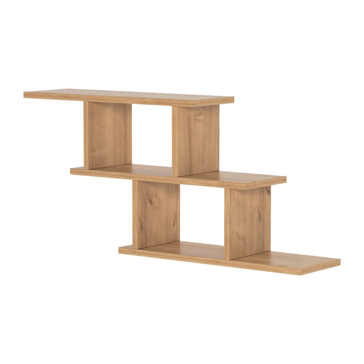 GENERICO - Repisa Flotante Melamina Asimétrica 44x95cm Duna