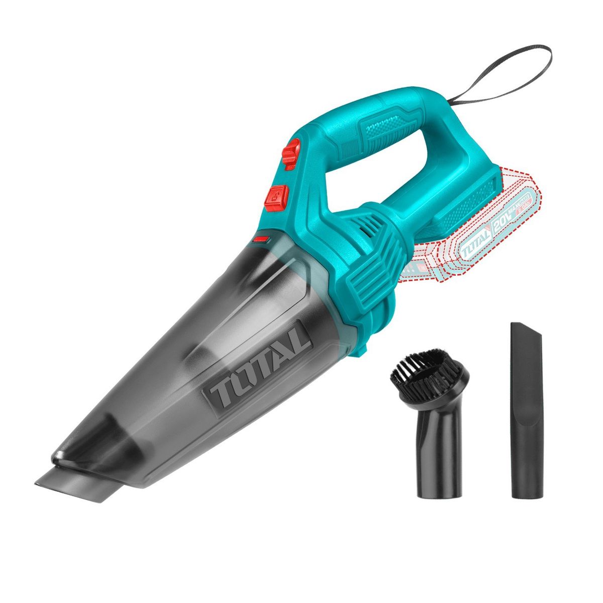 TOTAL TOOLS - Aspiradora 0.5 litros 20v Total