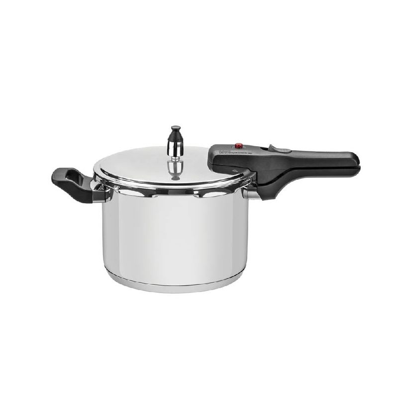 TRAMONTINA - Olla a presión Tramontina  de acero inoxidable 4.5 LITROS