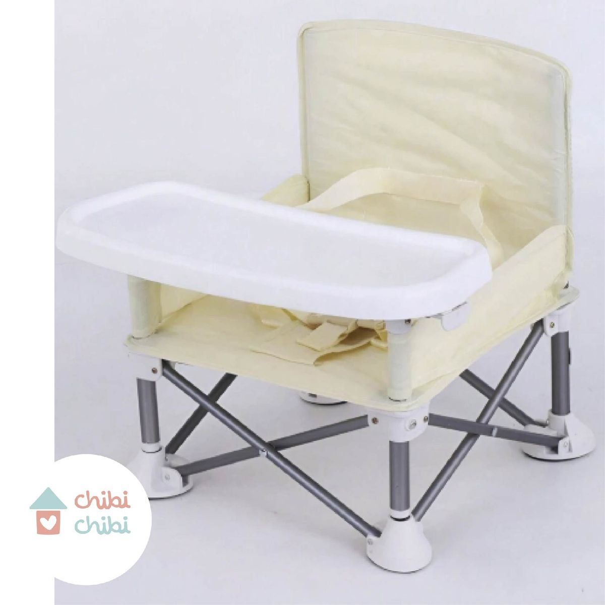 CHIBI CHIBI - Silla de comer portátil - Crema