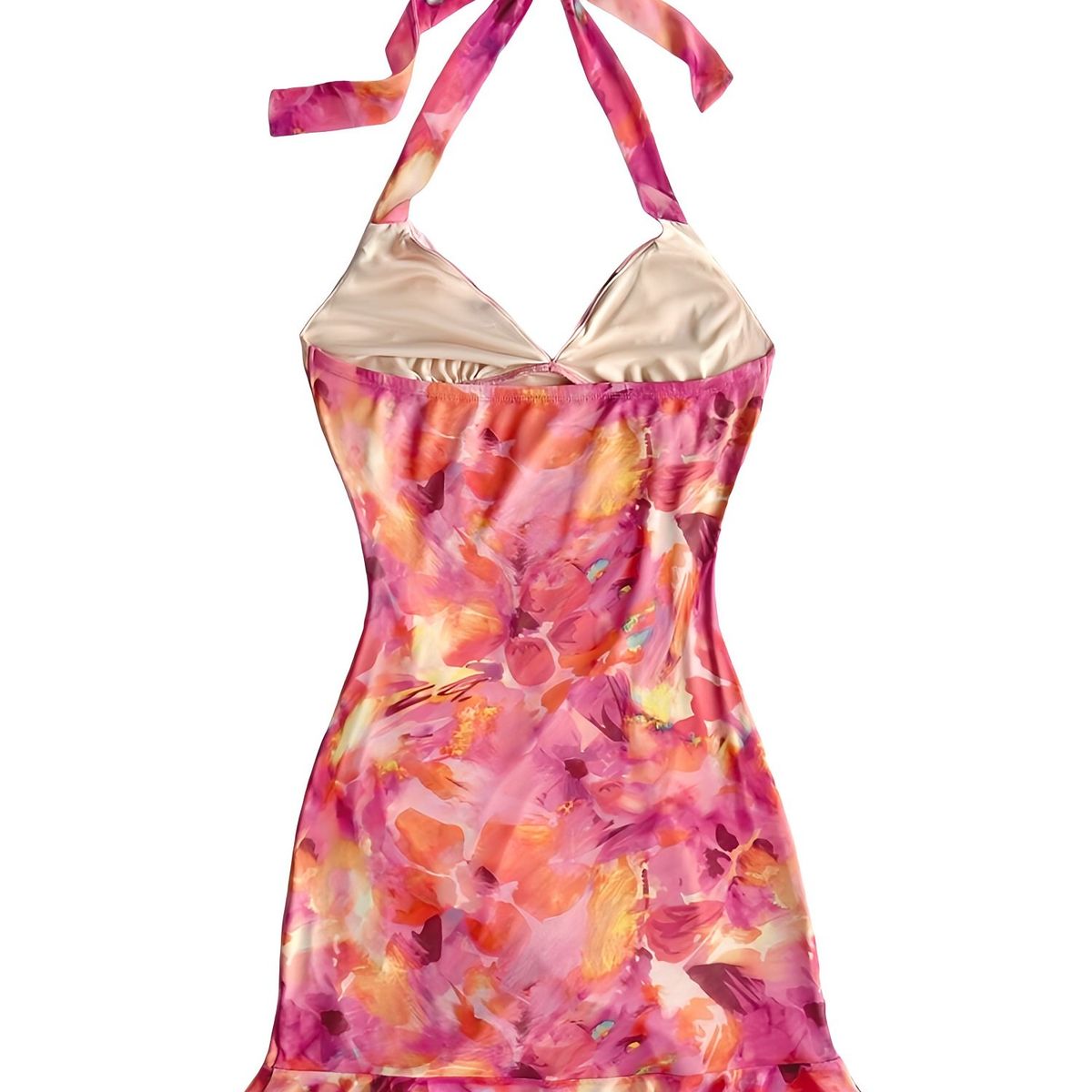 GENERICO - VESTIDO AJUSTADO LOLITAS FLORAL COQUETTE