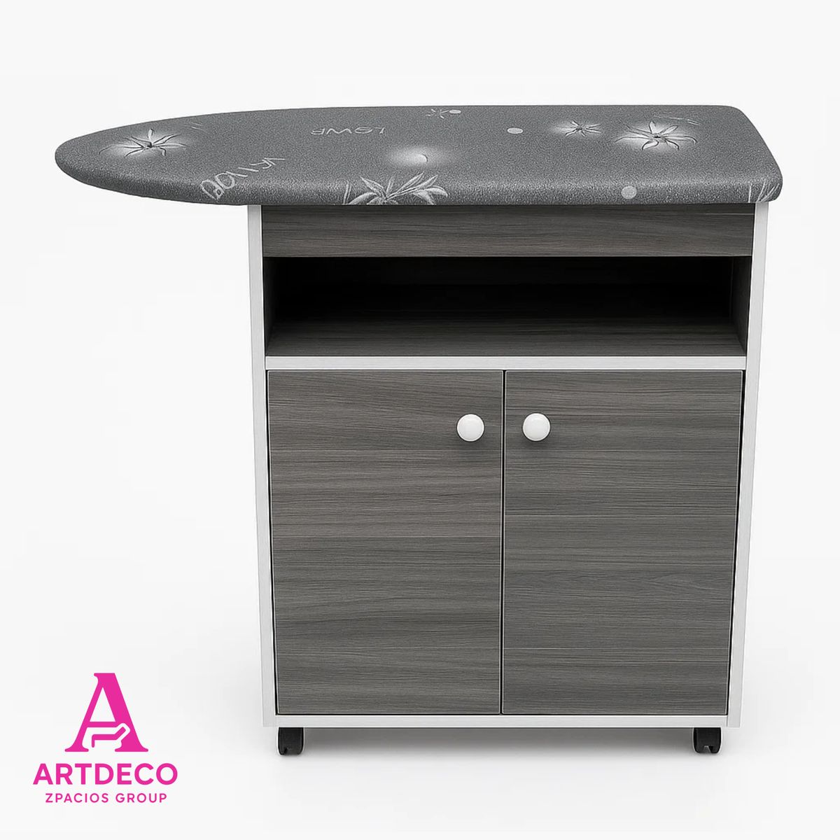 GENERICO - Planchador Mueble Organizador - Color Plomo