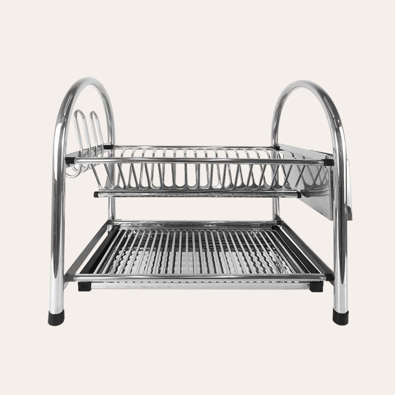FINEZZA - Escurridor de 16 platos acero inoxidable