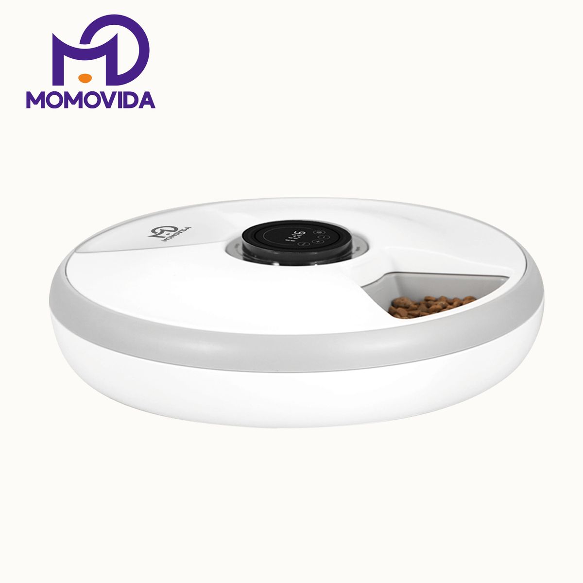 MOMOVIDA - Comedero automático de 6 compartimientos para Mascotas PF-1