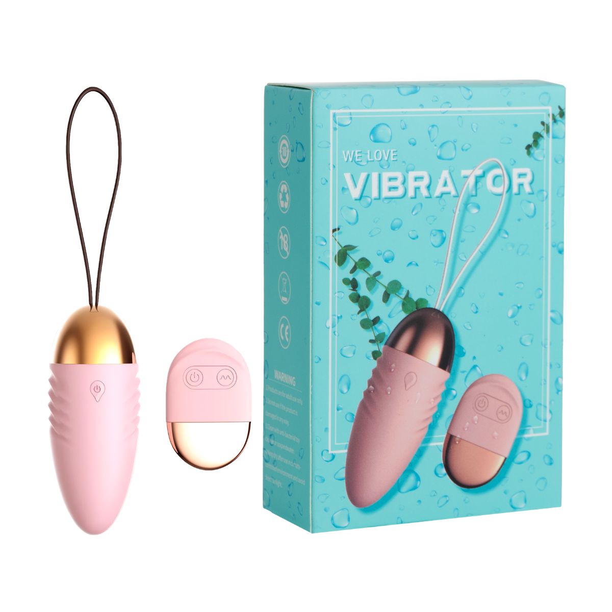 GENERICO - Vibrador bala a control remoto-Rosado