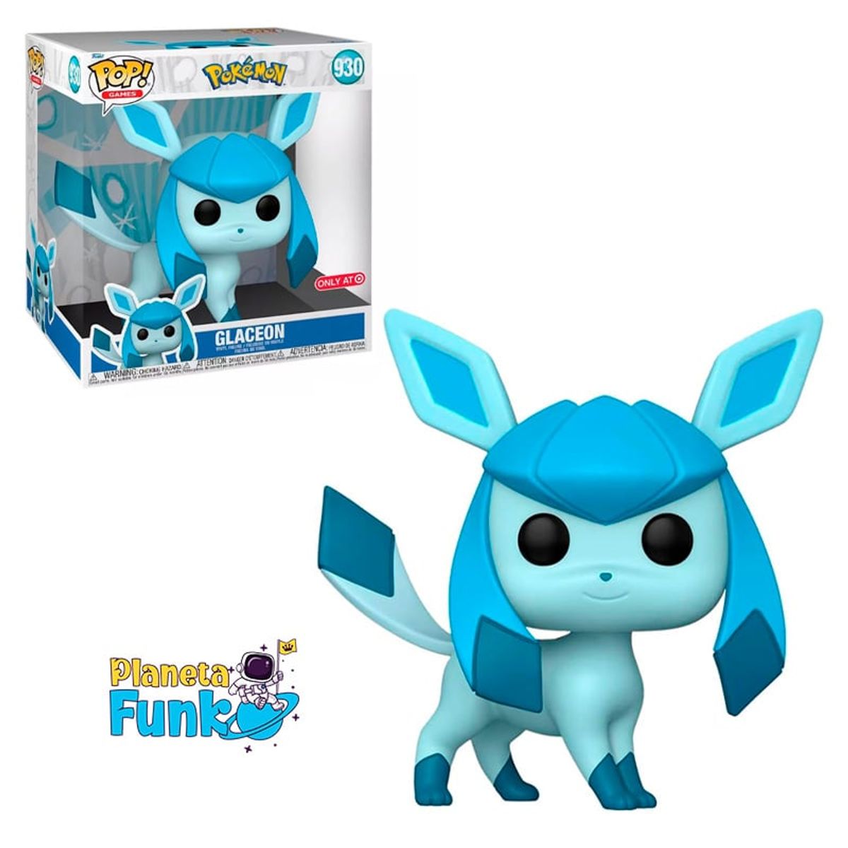 FUNKO - POKEMON GLACEON FUNKO POP 10 PULGADAS