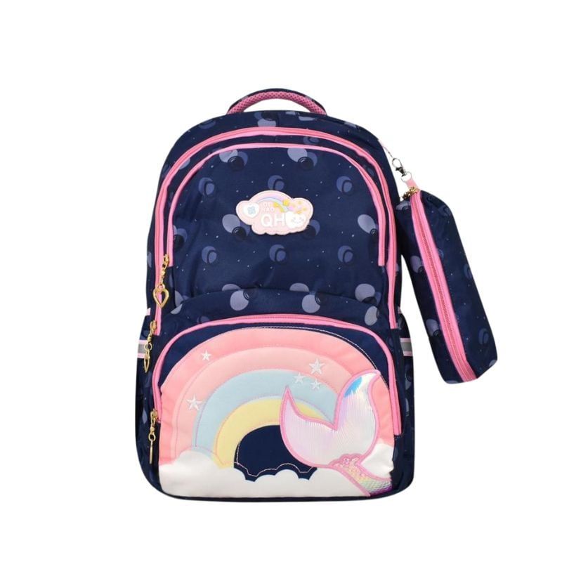 GENERICO - Mochila Kawaii Sirena Azul