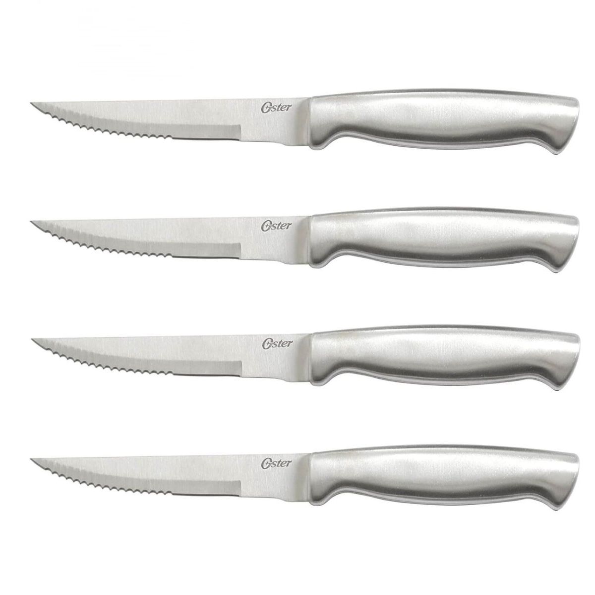 OSTER - Juego Cuchillos Acero Inoxidable  Oster Baldwyn negro