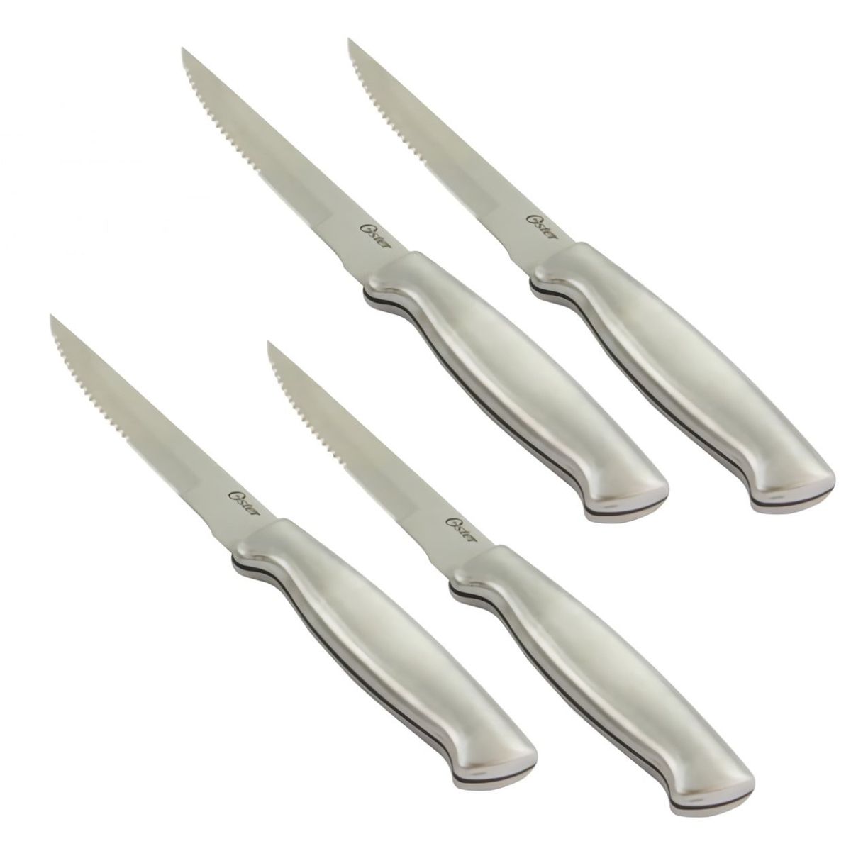 OSTER - Juego Cuchillos Acero Inoxidable  Oster Baldwyn negro