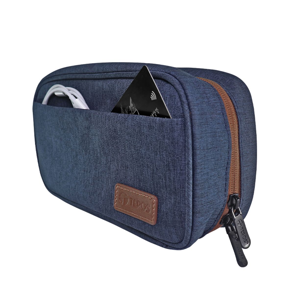 TEROS - CARTUCHERA  ESTUCHE  ORGANIZADOR  PORTACABLES TEROS TE-ACS9014