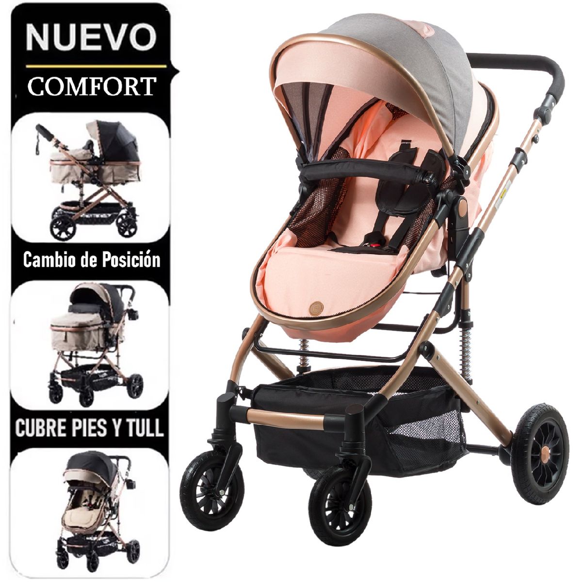 EBABY - COCHE DE PASEO EUROPEO CONFORT EBABY