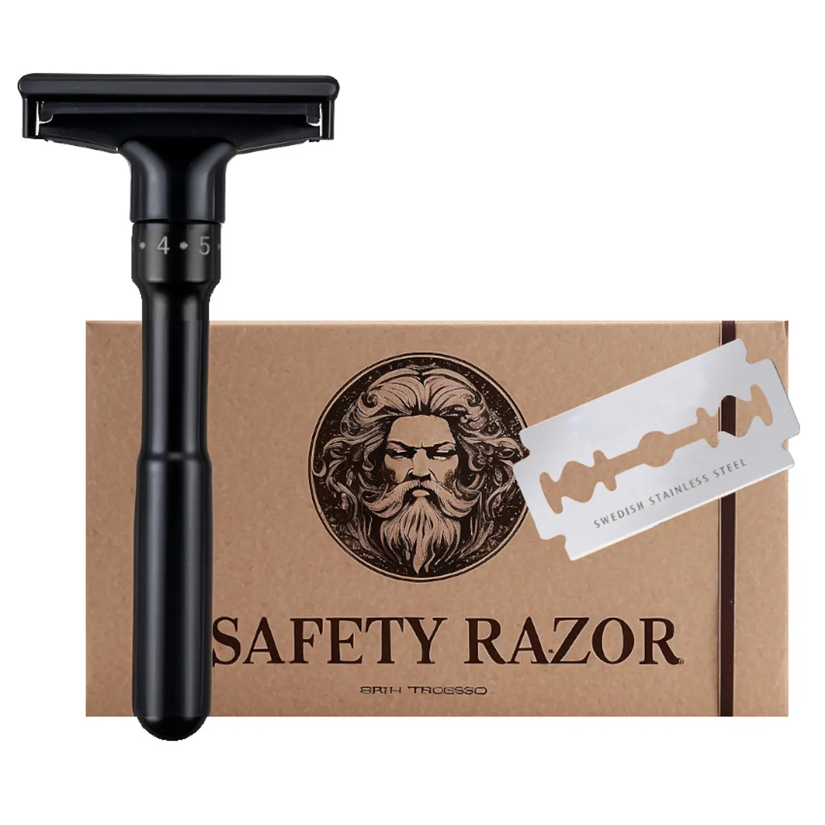 GENERICO - Máquina Afeitar Rasuradora Afeitadora Clásica Inoxidable 6 niveles