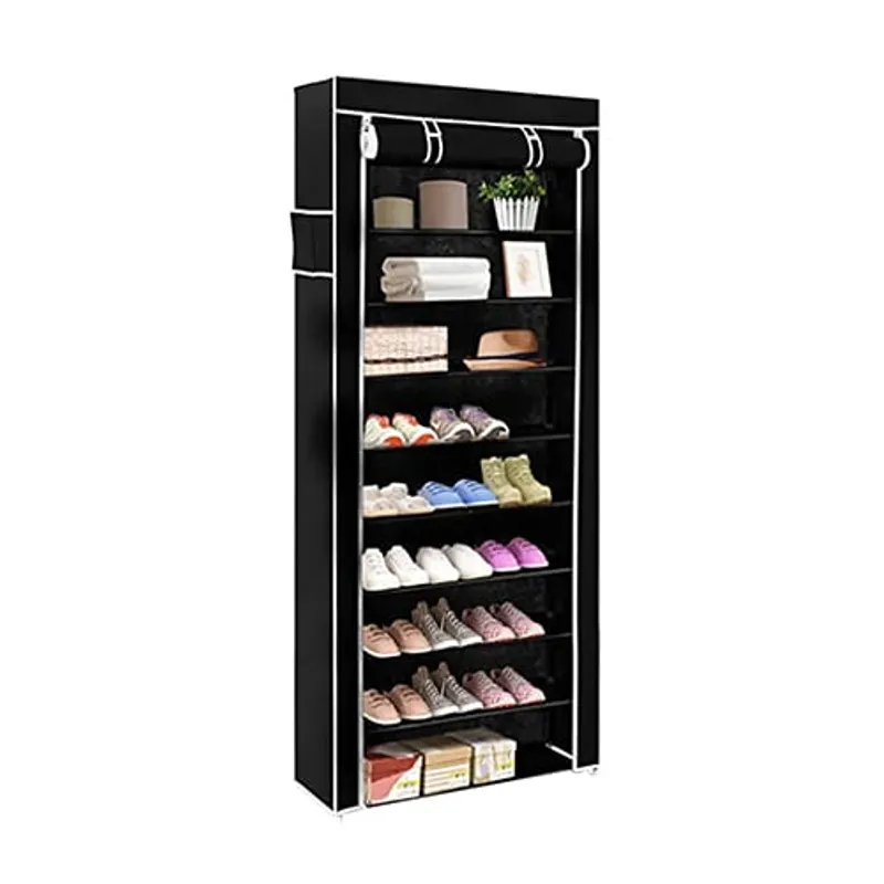 GENERICO - Zapatera Organizador De Metal 9 Niveles Zapatero