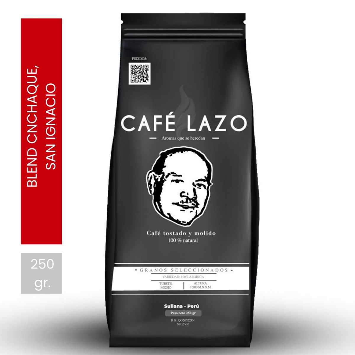 CAFE LAZO - Café tostado y molido 250 gr.