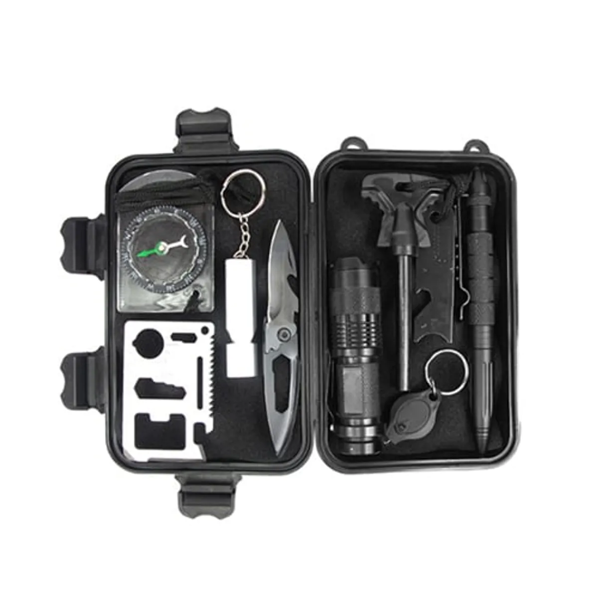 GENERICO - Estuche de Supervivencia Caja Herramientas Camping Emergencia