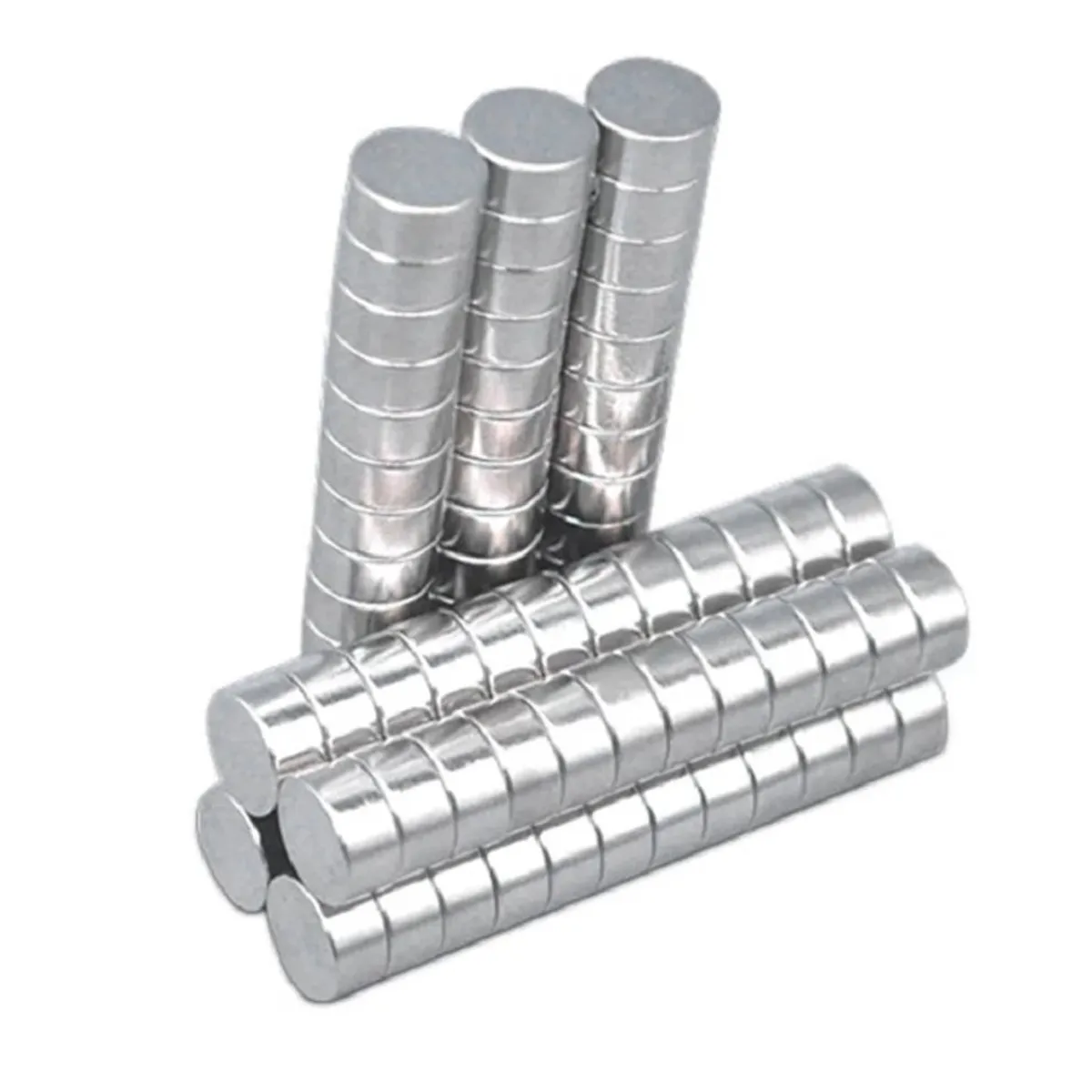 GENERICO - Iman De Neodimio Modelo Disco 10mmx5mm Pack 10 unds